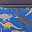 Blue Dinosaur Print