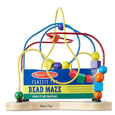 Melissa & Doug Classic Bead Maze - Wooden Educational Toy