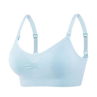 Wire‑Free Front Button Maternity Nursing Bra Large Size Postpartum Breastfeeding Bra
