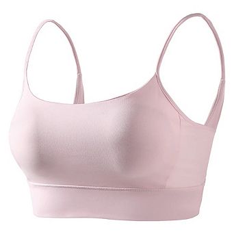 Women Racerback Sports Bra Thin Strap Yoga Fitness Bralette
