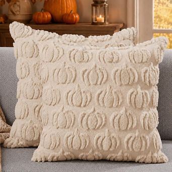 Soft Plush Throw Pillow Covers Set of 2 Home Decor Cushion Cases