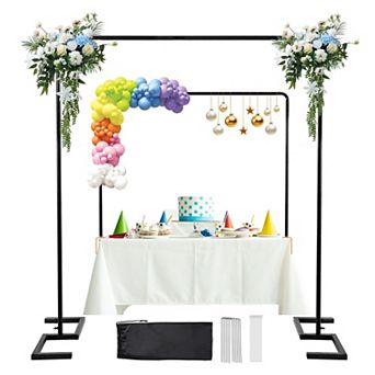 Adjustable Heavy Duty Backdrop Stand With Clamps For Wedding Party Photo Booth