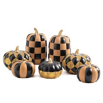 7-Pack Decorative Pumpkins Fall Thanksgiving Farmhouse Centerpieces Home Decor