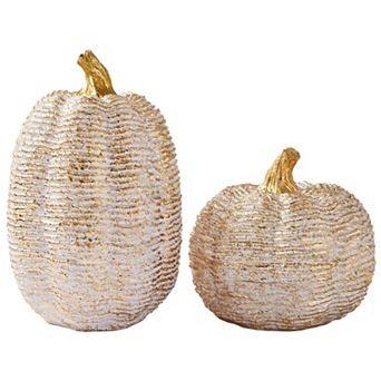 Fall Pumpkin Decorations Feather Pinecone Farmhouse Table Home Accent