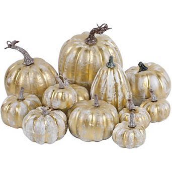 46 pc Artificial Pumpkins Fall Thanksgiving Harvest Decor DIY Crafts