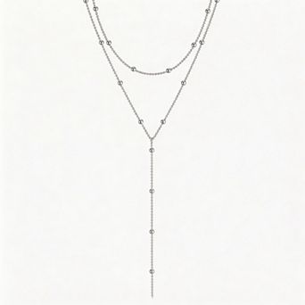 Kaelin Home Layered silver colored Necklace