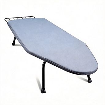 Small Ironing Board Tabletop Folding Mesh Metal Base Hook Portable Mini Sewing Dorm