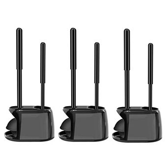 Toilet Brush Plunger Set Bowl Holder Bathroom Deep Clean