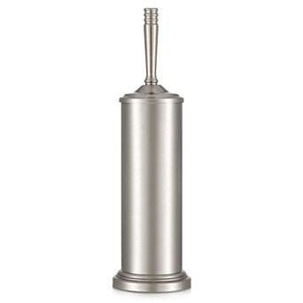 Toilet Brush Holder Set Bathroom Stainless Steel Covered