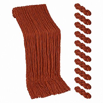 10 Pack Cheesecloth Table Runner Boho Gauze Wedding Party Home Decor