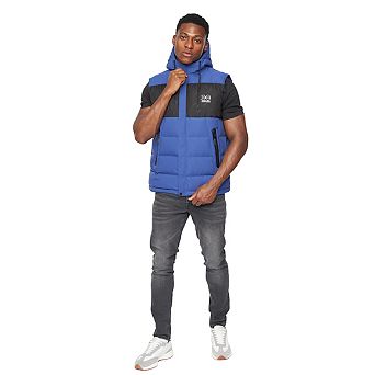 Crosshatch Mens Kremlins Embossed Gilet