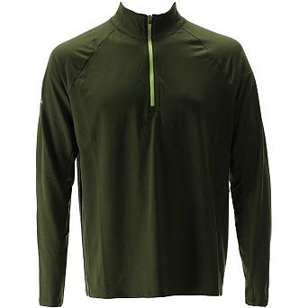 Nathan Mens Tempo Quarter Zip Raglan T-Shirt