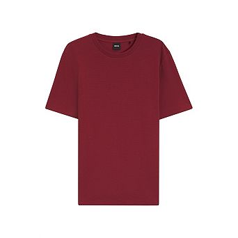 Boss Mens Bubble Jacquard Regular T-Shirt