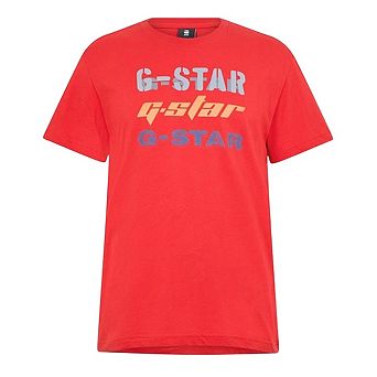 G-Star Girls Stacked Logo Cotton T-Shirt