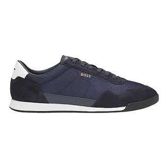 Boss Mens Titanium SL Suede Trainers