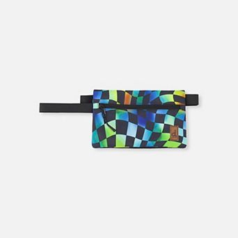 Little Kids Boy Checkered Print Double-Compartment Pencil Case