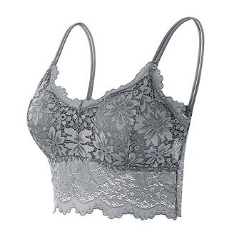 Women Lace Bra Plunge Padded No Underwire Bralettes