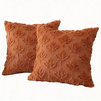 2Pack 20" x 20" Throw Pillow Covers Harvest Farmhouse Decor