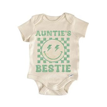 Auntie Bestie Hippi Retro Newborn Baby Onesie®
