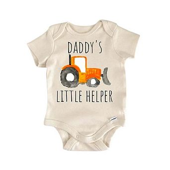 Bulldozer Excavator Newborn Baby Suit Onesie®