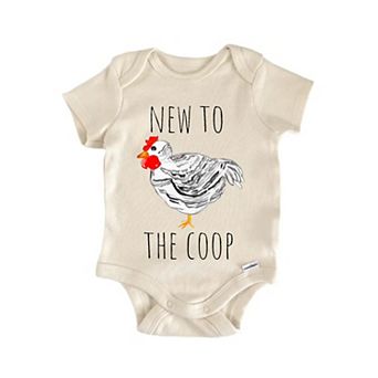 Chicken Farm Barn Animal Newborn Baby Onesie®