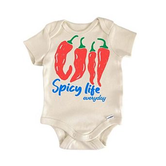 Spicy Hot Sauce Pepper Newborn Baby Onesie®