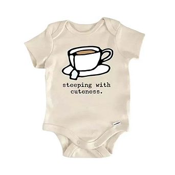 Tea Coffee Matcha Boba Newborn Baby Onesie®