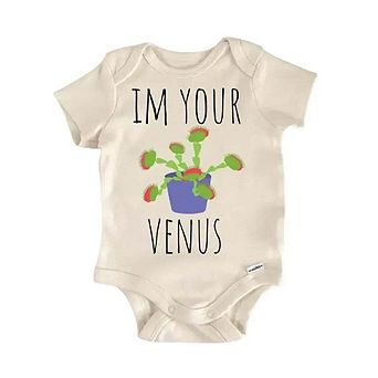 Venus Fly Trap Plant Newborn Baby Onesie®
