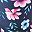 Blue Floral Print