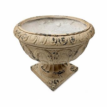 WOW PIONEER Square Garden Planter Urn for Outdoor Decor and Planting
