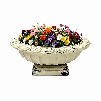 WOW PIONEER Square Garden Planter for Outdoor Planting and Decoration