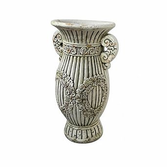 WOW PIONEER Tall Rustic Garden Planter Urn for Planting and Decor