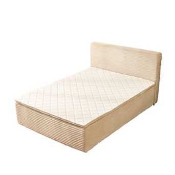 Ovios Full Size Mattress - High Resilience Foam & Supportive Coils, Easy Setup, 600 lbs Capacity