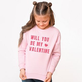 Be My Valentine Watercolor - Youth Graphic Sweatshirt