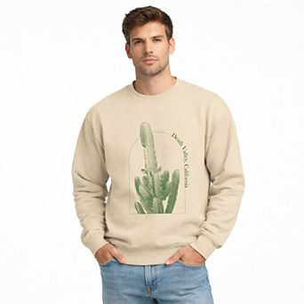 Death Valley California Cactus - Men's Graphic Sweatshirt