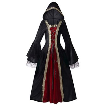 Womens Medieval Renaissance Princess Retro Gown Costume Dress