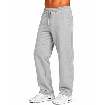 Blu Rock Men's Tech Fleece Performance Sweatpants with Open Bottom