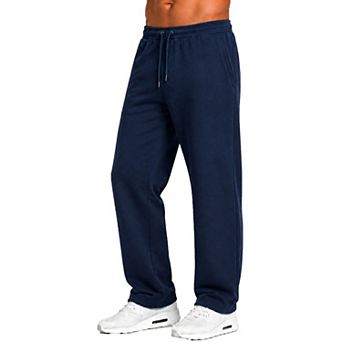 Blu Rock Men's Tech Fleece Performance Sweatpants with Open Bottom