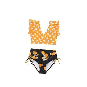 Mom and Daughter Matching Swimsuits Family Bathing Suits Matching Sets Two Piece Bikini Set