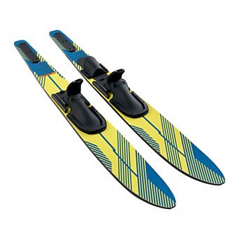 VEVOR 59" Water Skis,Adult Water Ski with X-7 Adjustable Horseshoe Bindings & Padded Rear Toe Plate