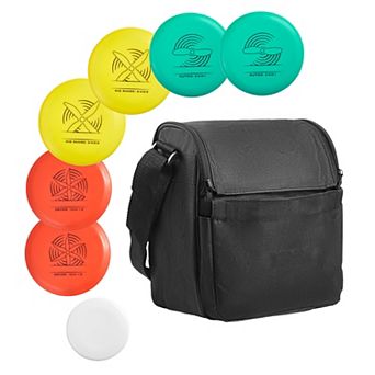 VEVOR Disc Golf Set, 6 pc Flying Discs for Beginners, Disc Golf Starter Set, with Putter, Mid-Range