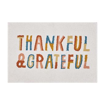 Hallmark Thankful & Grateful Bath Mat