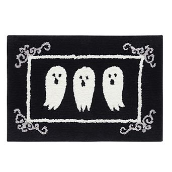 Hallmark Ghost Trio Halloween Bath Mat