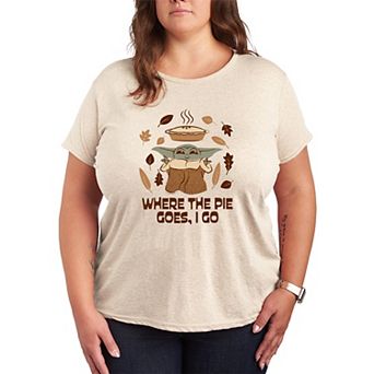 Plus Size Star Wars Mandalorian Grogu Graphic Tee