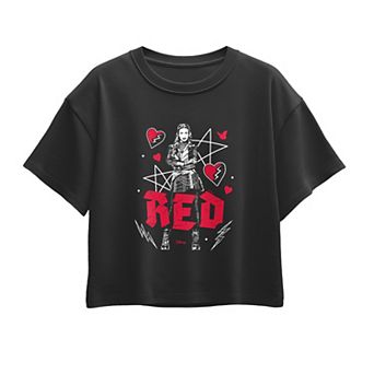 Girls 7-16 Disney's Descendants 5 Punk Sketch Boxy Tee