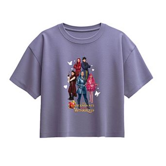 Girls 7-16 Disney's Descendants 5 Group Collage Boxy Tee