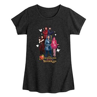Girls 7-16 Disney's Descendants 5 Group Collage Graphic Tee
