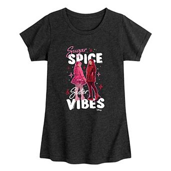 Girls 7-16 Disney's Descendants Sugar Spice & Sister Vibes Graphic Tee