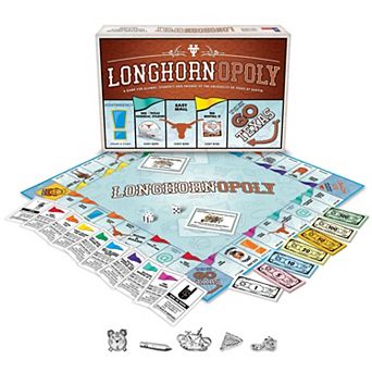 Late For The Sky Longhorn-Opoly Board Game