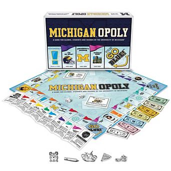 Late For The Sky Michigan-Opoly Board Game